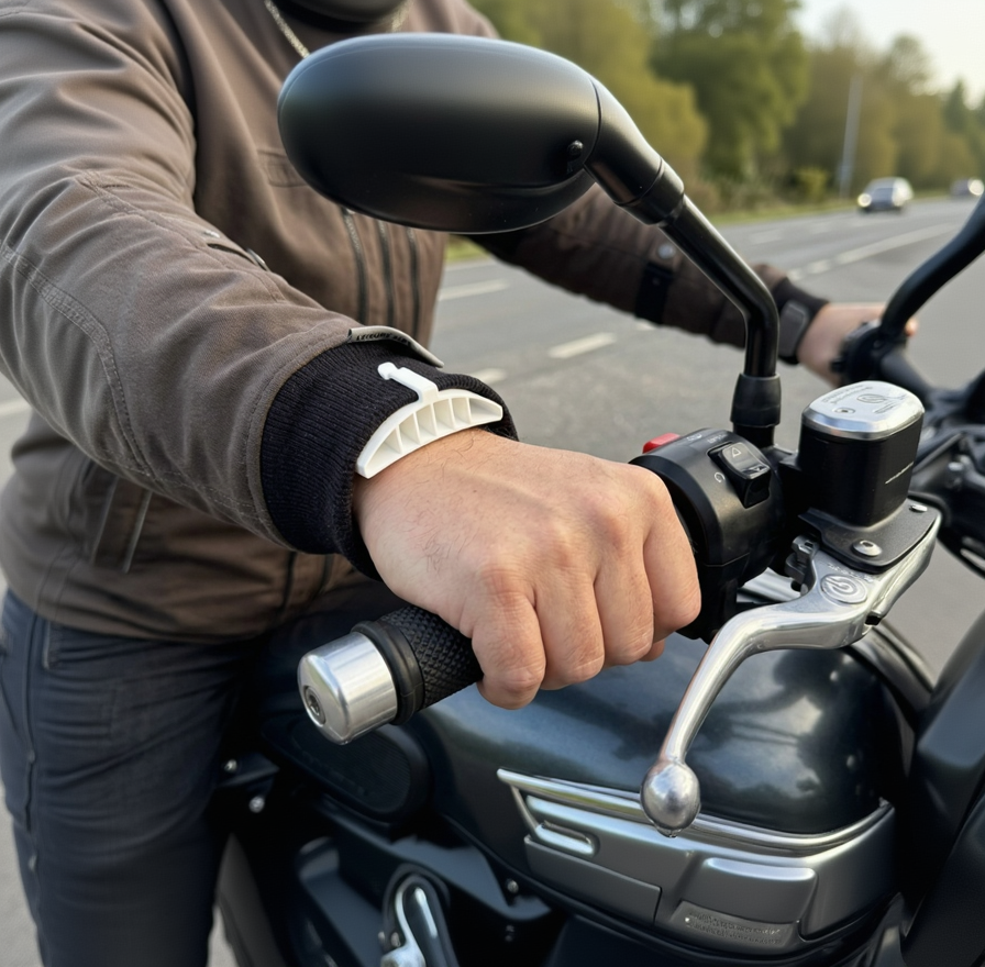 Aérateur de manche moto